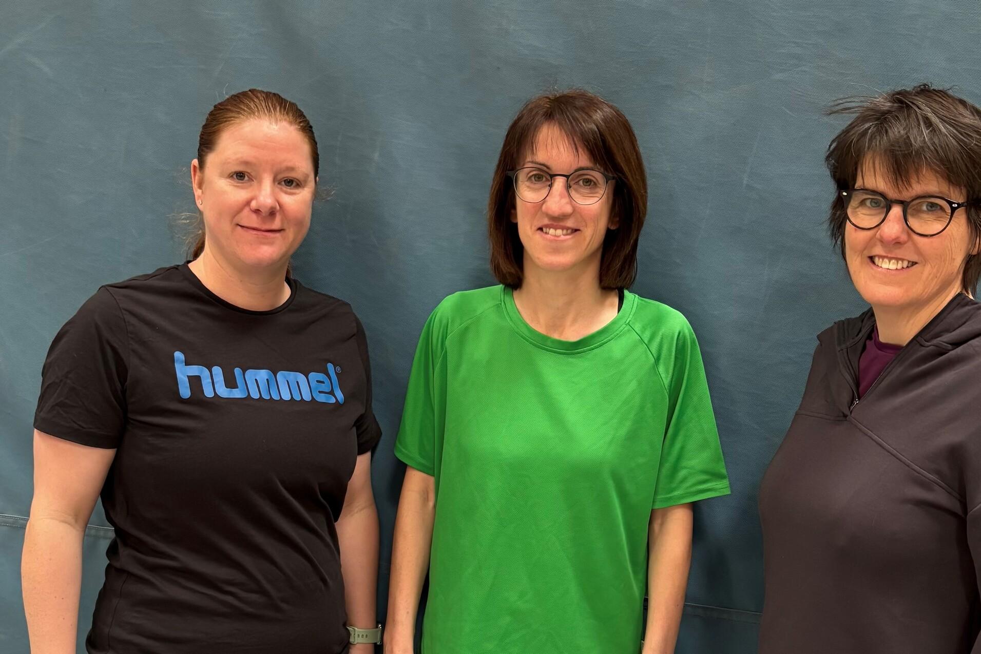 Drei &Uuml;bungsleitungen von mettmann-sport werden gezeigt