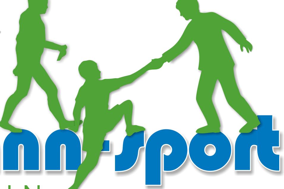 Hier sieht man den Schriftzug bzw. Logo des Fördervereins. Dort steht in den Farben blau und grün. mettmanner Förderverein