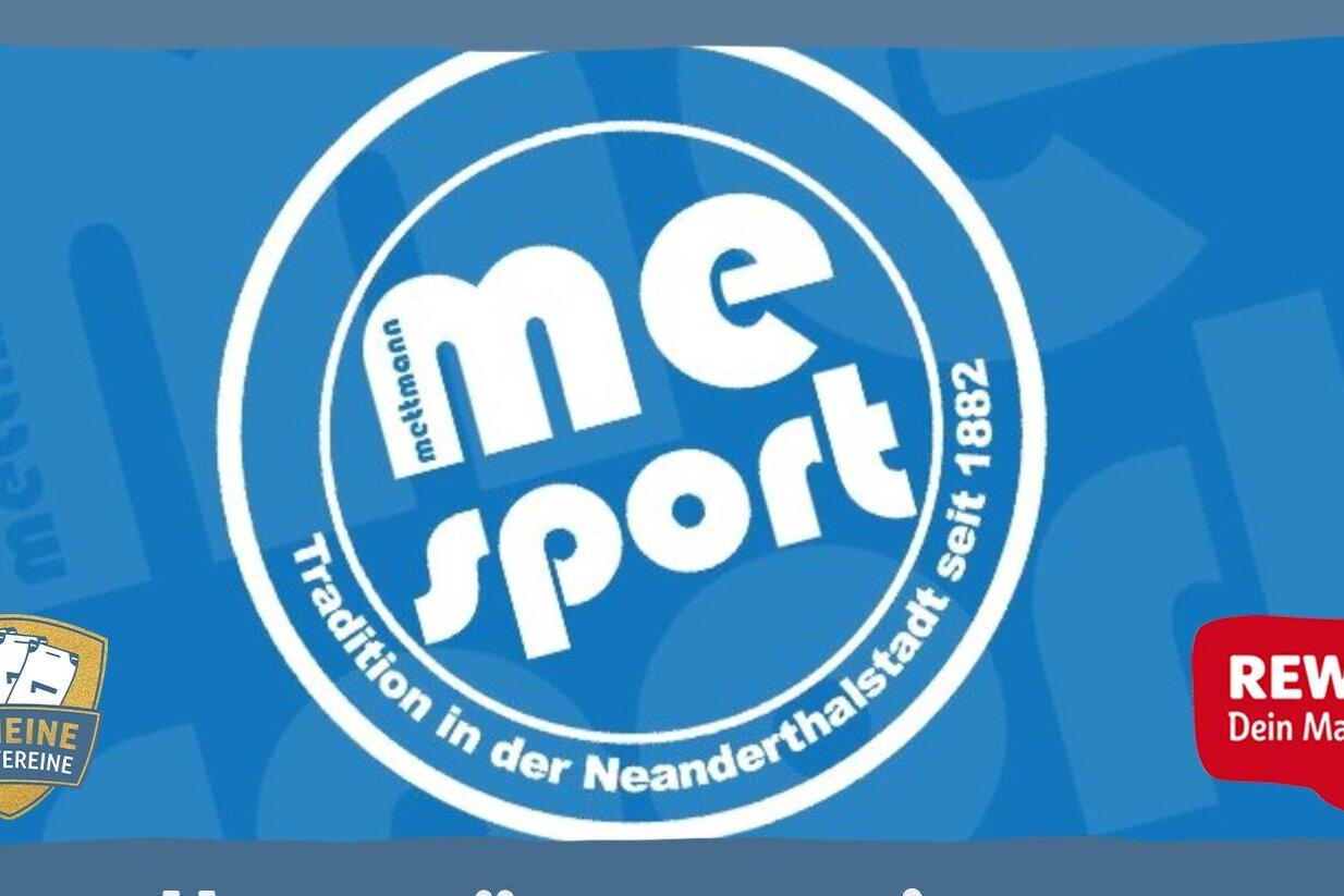 Banner von mettmann-sport e.V. zur Sammlung von Vereinscheinen, gef&ouml;rdert durch REWE, mit Teilnahmezeitraum 19.05. bis 22.06.2025.