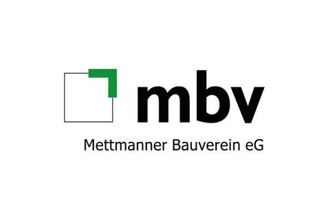 Logo des Mettmanners Bauvereins eG, bestehend aus einem Quadrat und der Schrift &bdquo;mbv&ldquo; daneben.